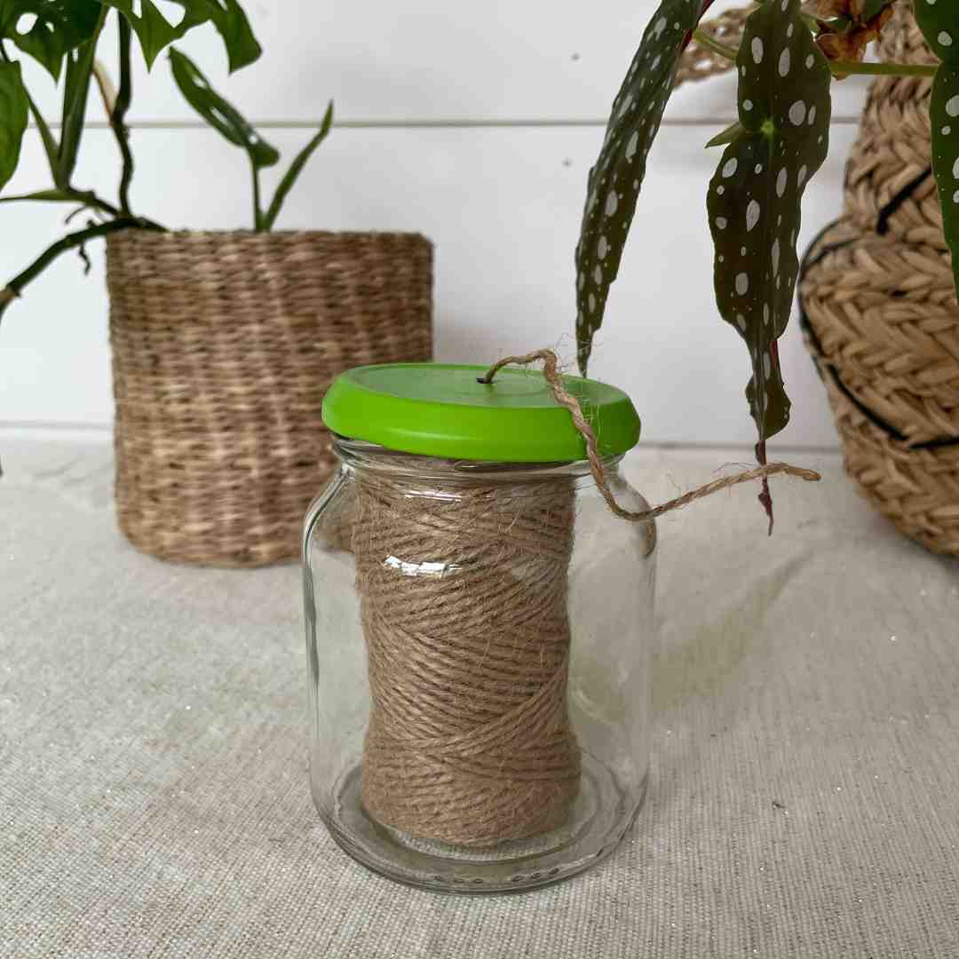 DIY: Tuintouw dispenser